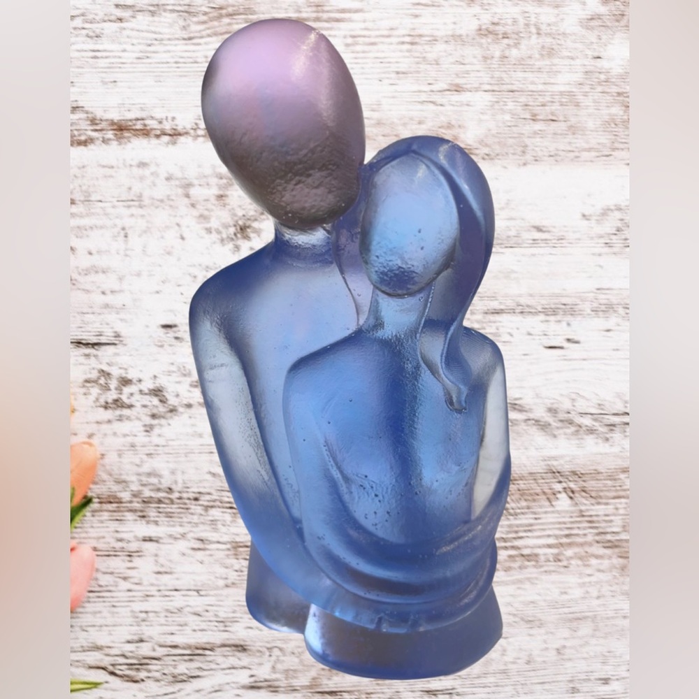 Blue And Pink Loves Embrace